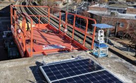 solar panel at ADMS installation