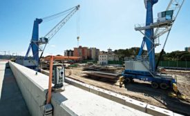 Monitoring a construction site in Italy