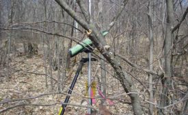GPS and instrument at a corner