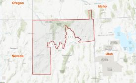 map of Nevada and Nebraska